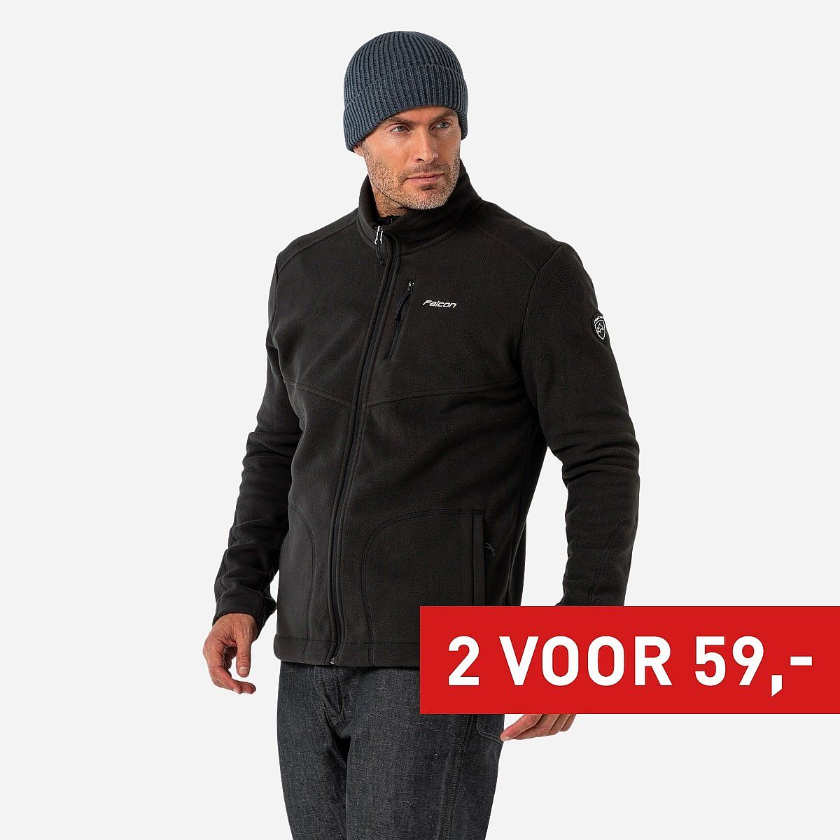 Falcon Robby Full-Zip Fleece Pully Heren Falcon Robby Full-Zip Fleece Pully Heren
