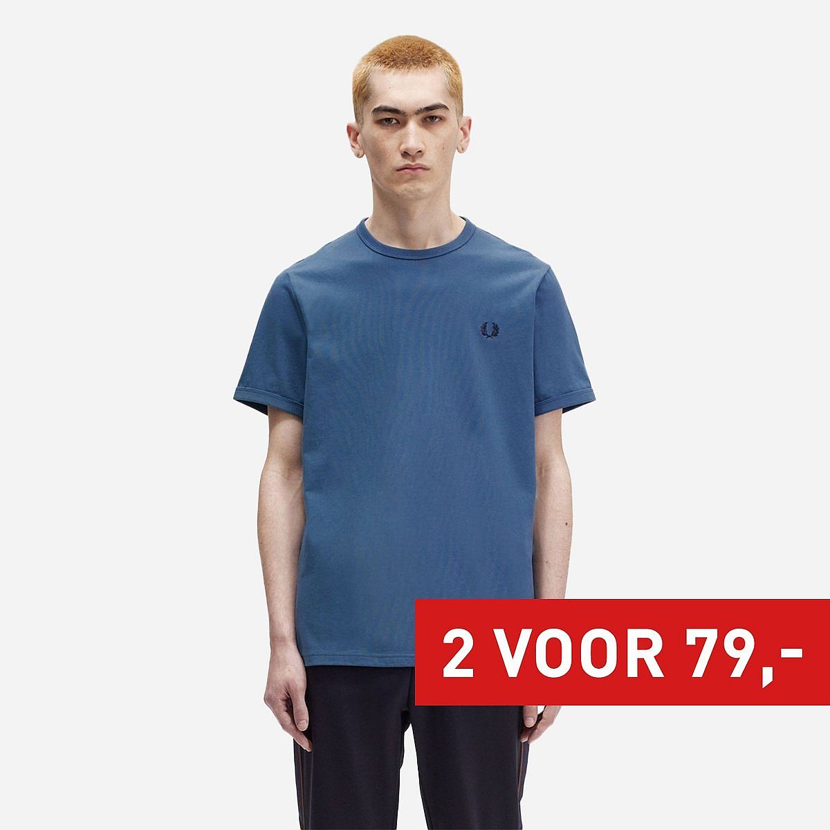 Fred Perry Ringer T-Shirt Heren Fred Perry Ringer T-Shirt Heren