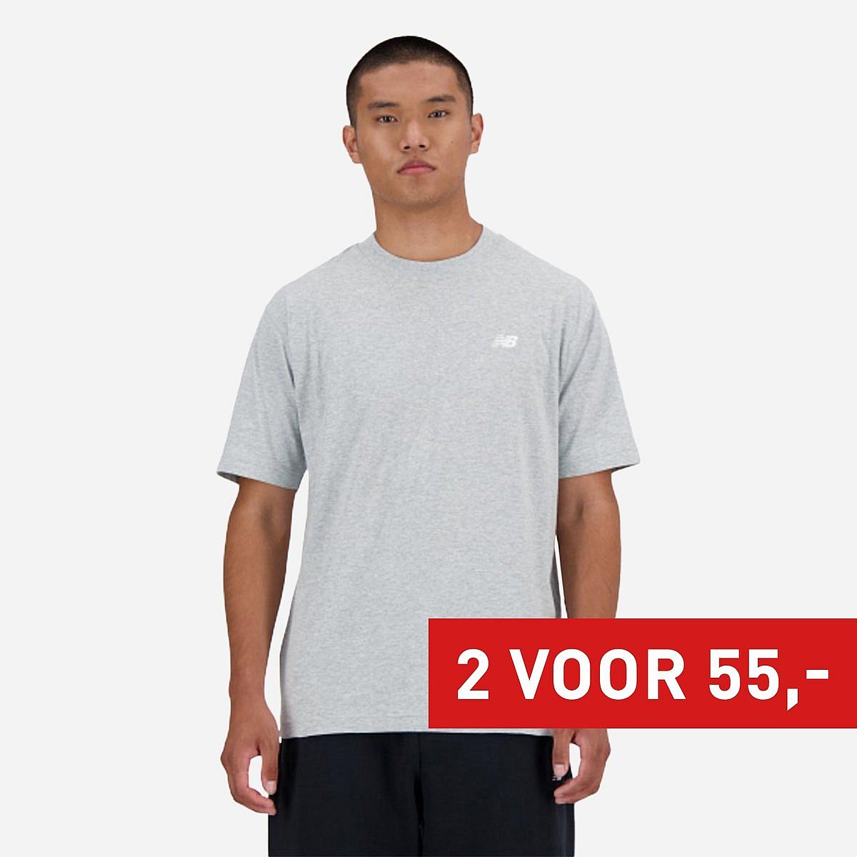 New Balance Sport Essentials Katoenen T-Shirt Heren New Balance Sport Essentials Katoenen T-Shirt Heren