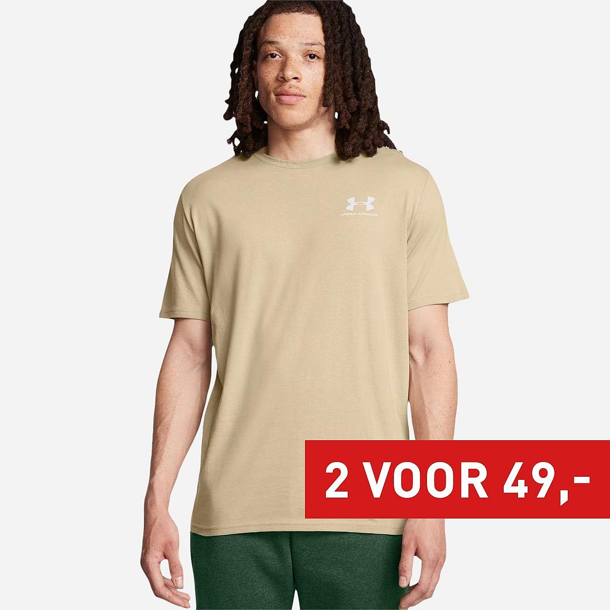 Under Armour UA Sportstyle Left Chest T-Shirt Heren Under Armour UA Sportstyle Left Chest T-Shirt Heren
