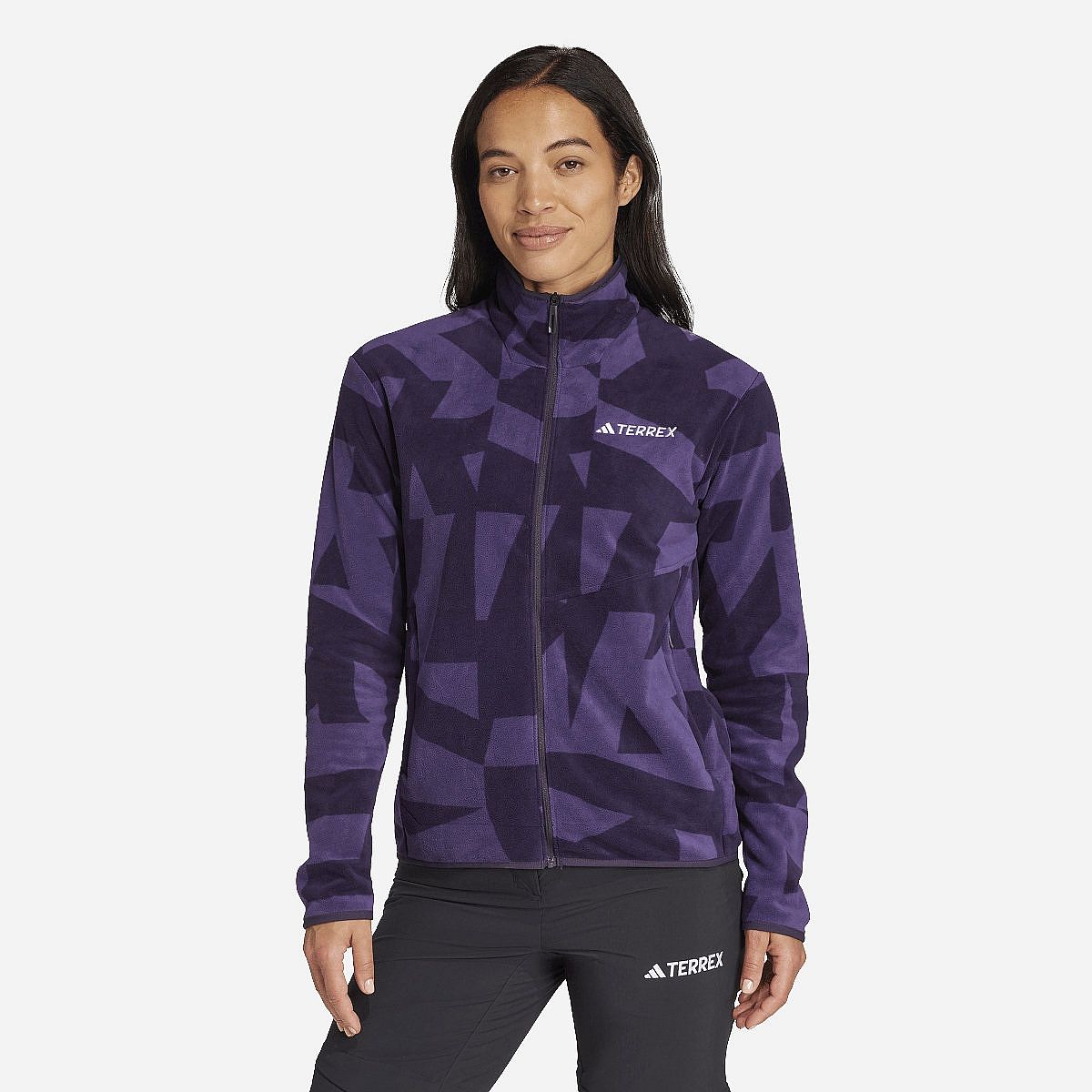 Adidas Full-Zip Fleece Sweater Comfortabele Trui voor Dames