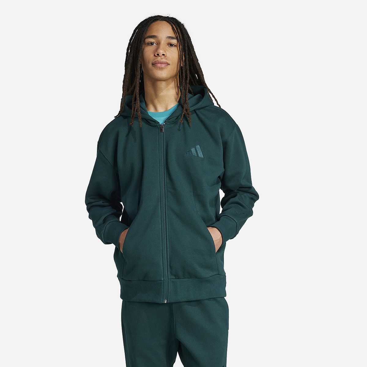 Adidas All Season Fleece Full-Zip Hoodie Heren