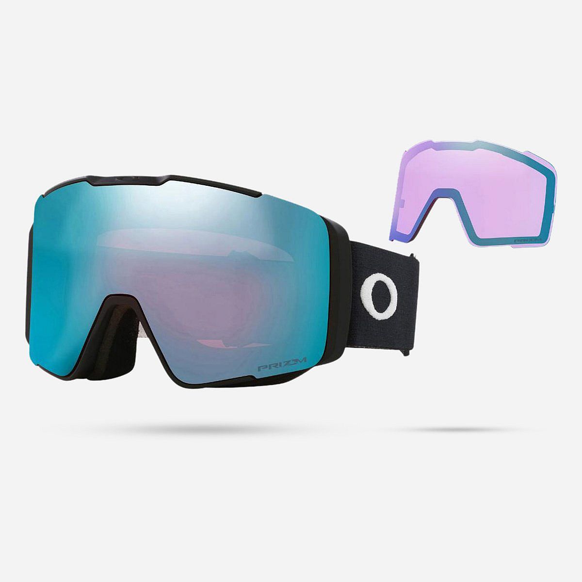Oakley Line Miner Pro L Prizm Sapphire & Iced Ski Goggle Senior Oakley Line Miner Pro L Prizm Sapphire & Iced Ski Goggle Senior