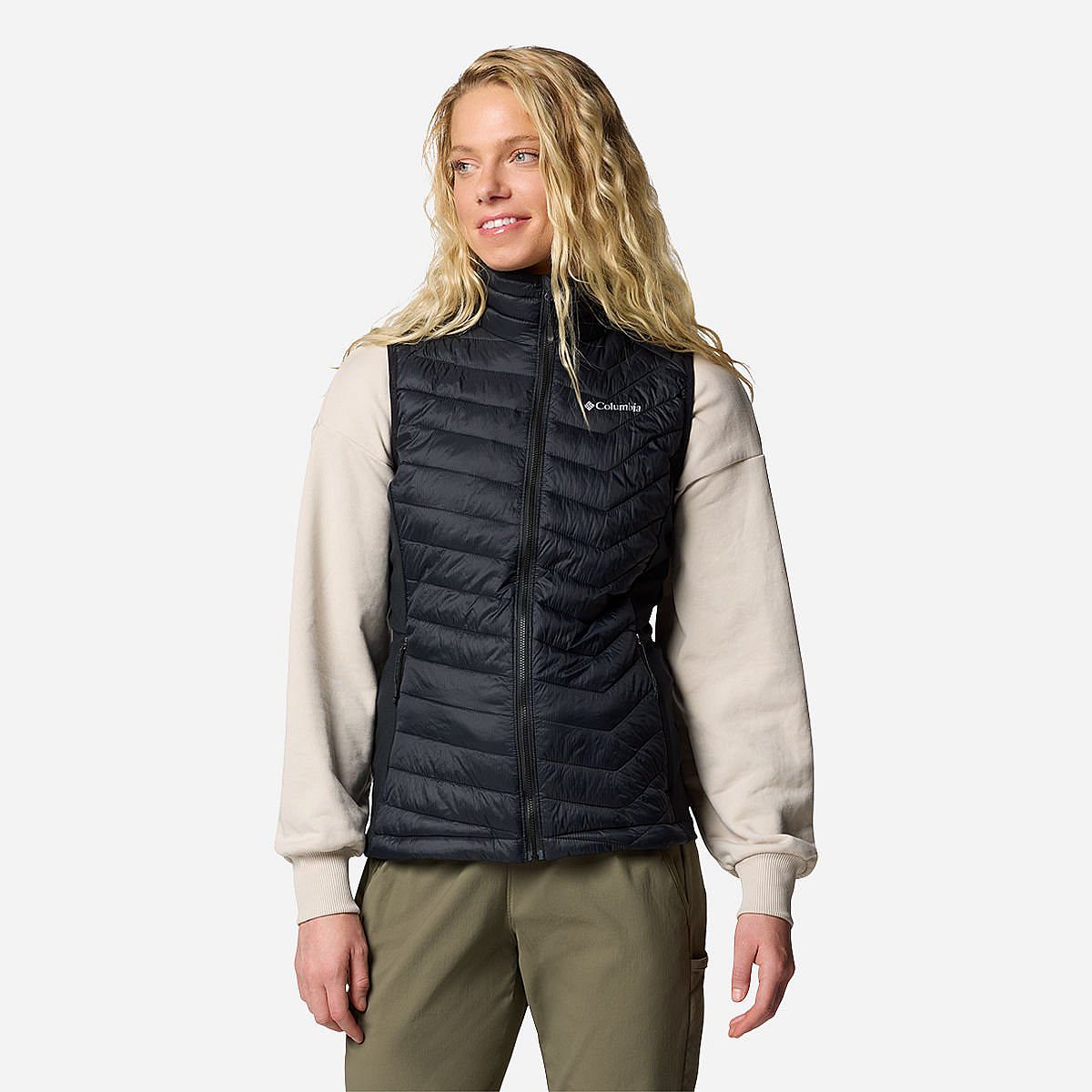 Columbia Powder Pass II Hybrid Vest Dames Columbia Powder Pass II Hybrid Vest Dames