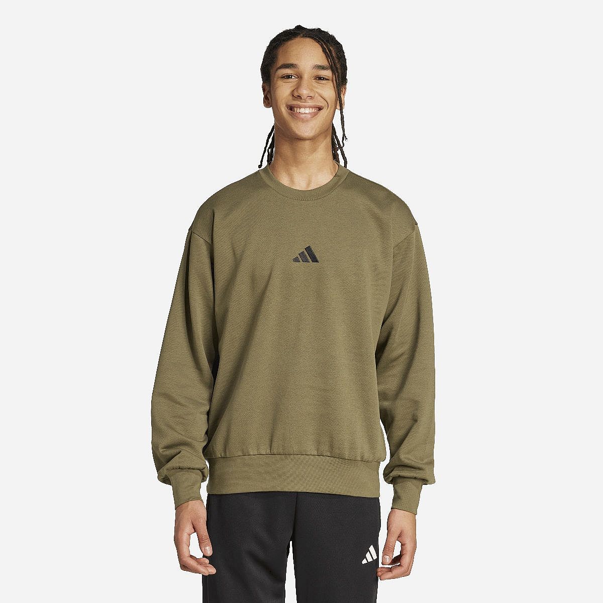 Adidas Essentials Feelcozy Fleece Sweatshirt Heren