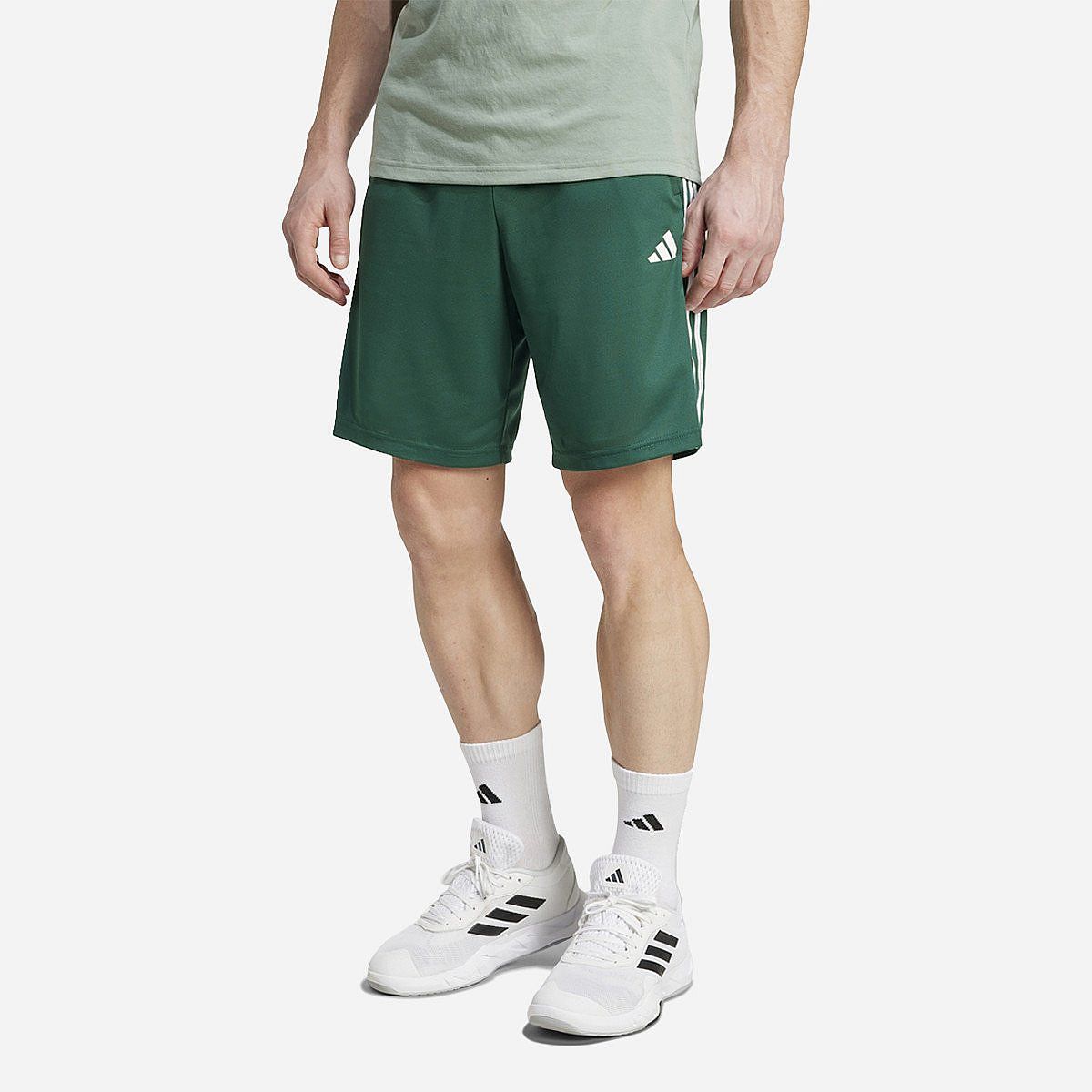 Adidas Essentials Piqué 3-Stripes Training Shorts Heren Adidas Essentials Piqué 3-Stripes Training Shorts Heren