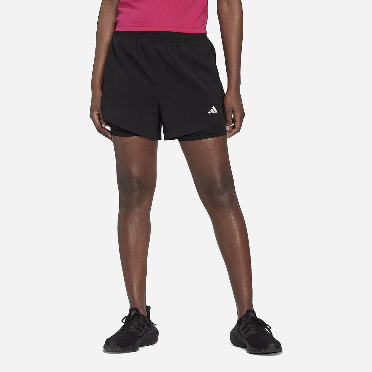 Adidas AEROREADY Made for Training Minimal Two-in-One Short Dames Adidas AEROREADY Made for Training Minimal Two-in-One Short Dames
