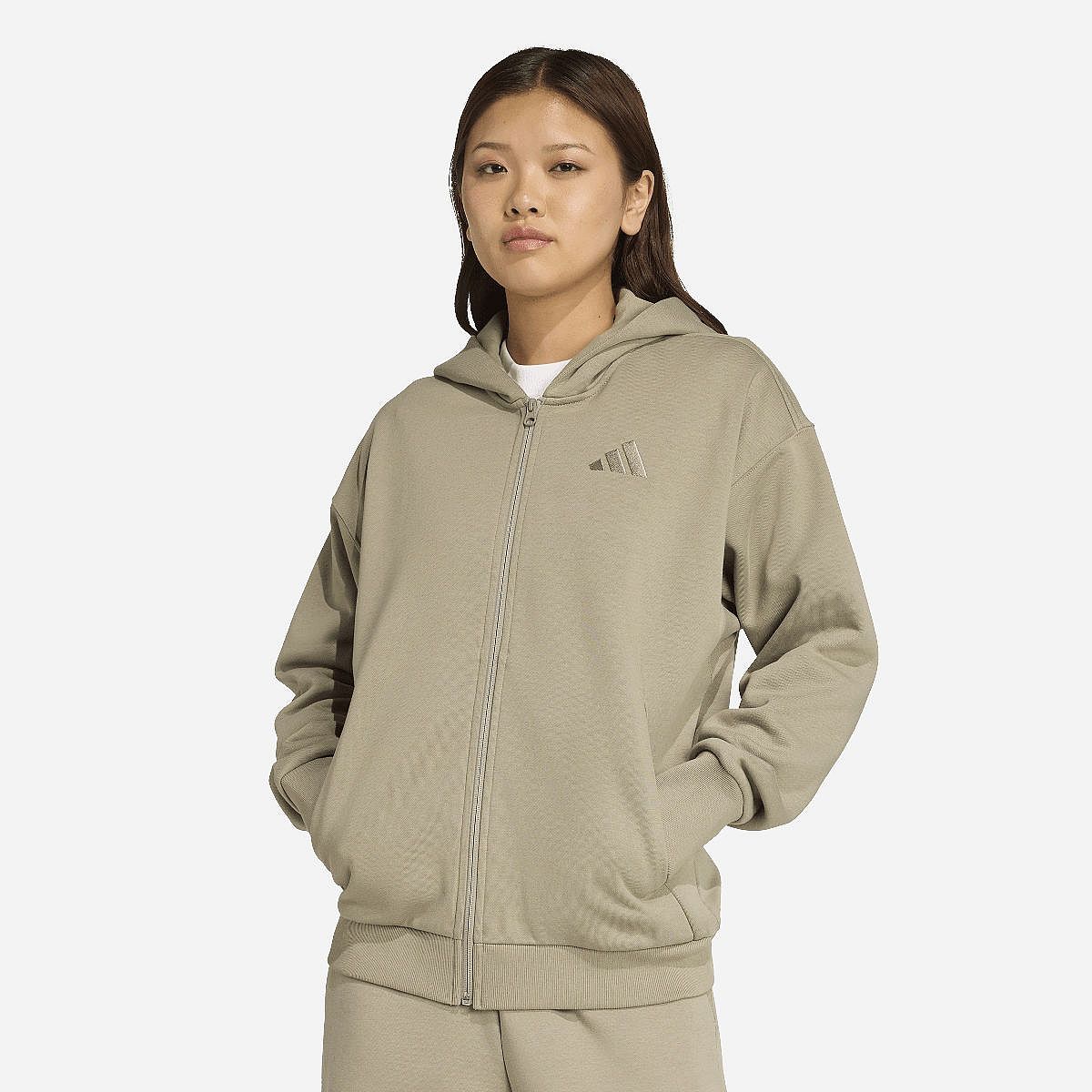 Adidas All Season Fleece Full-Zip Hoodie Dames