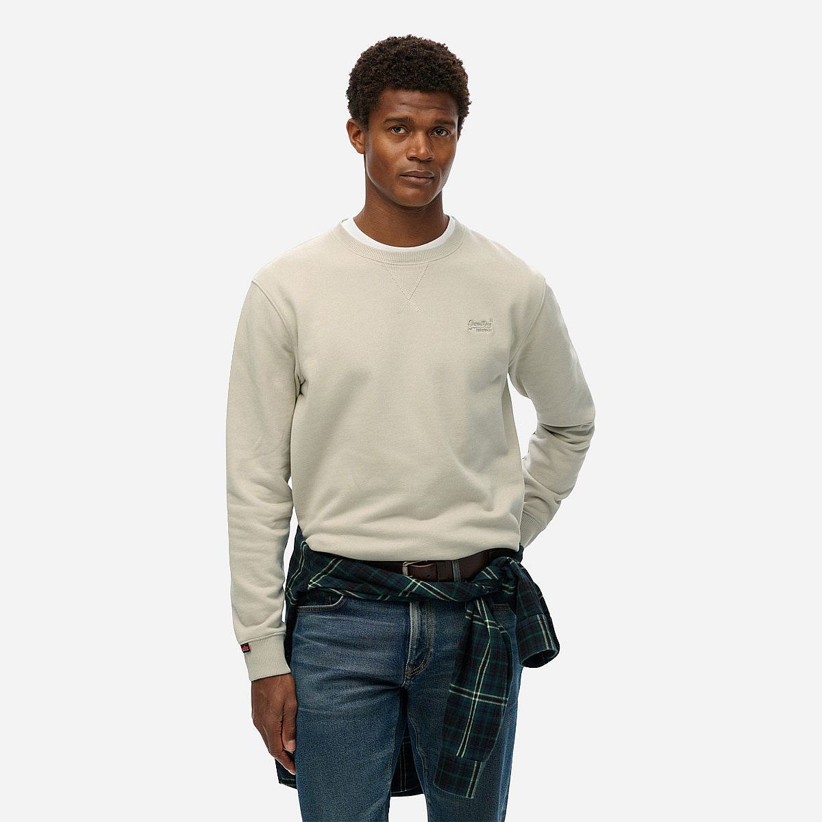 SuperDry Mode Essential Logo Crew Sweatshirt Heren