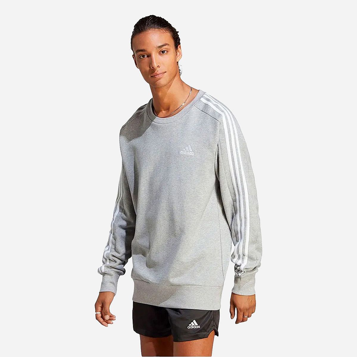 Adidas 3 Stripes French Terry Sweater Heren