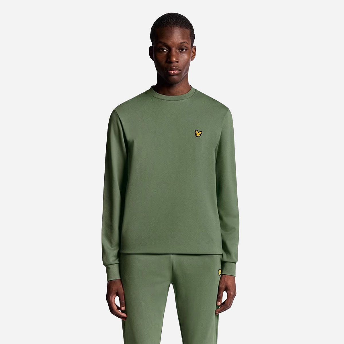 Lyle & Scott Crew Neck Fly Fleece Sweater Heren Lyle & Scott Crew Neck Fly Fleece Sweater Heren
