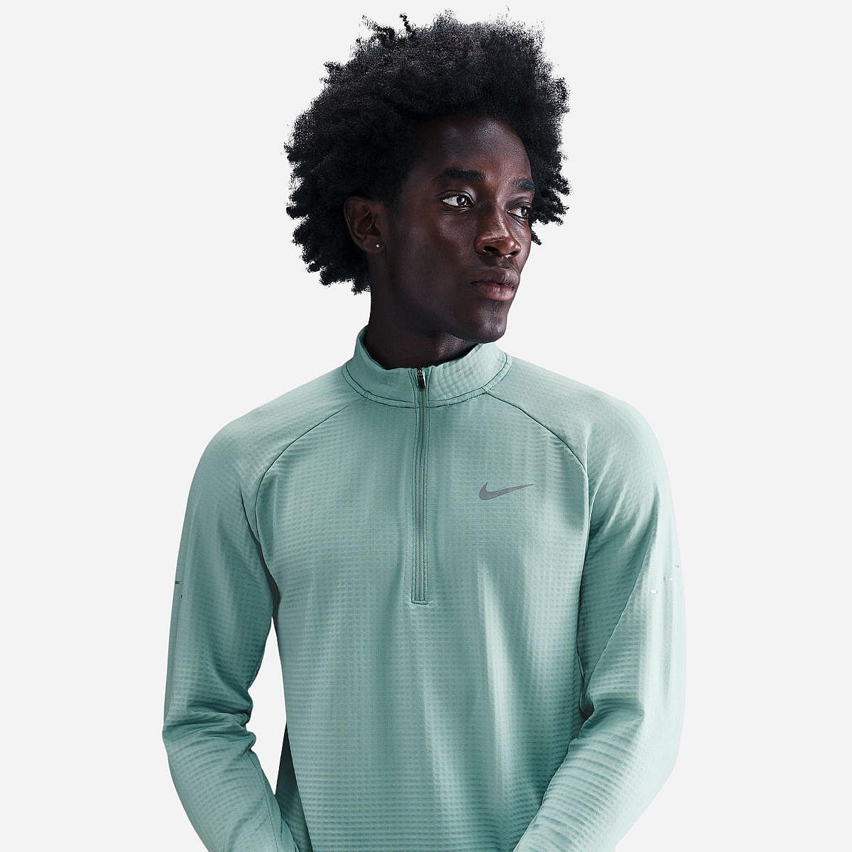 Nike Stride Half-Zip T-Shirt Lange Mouw Heren