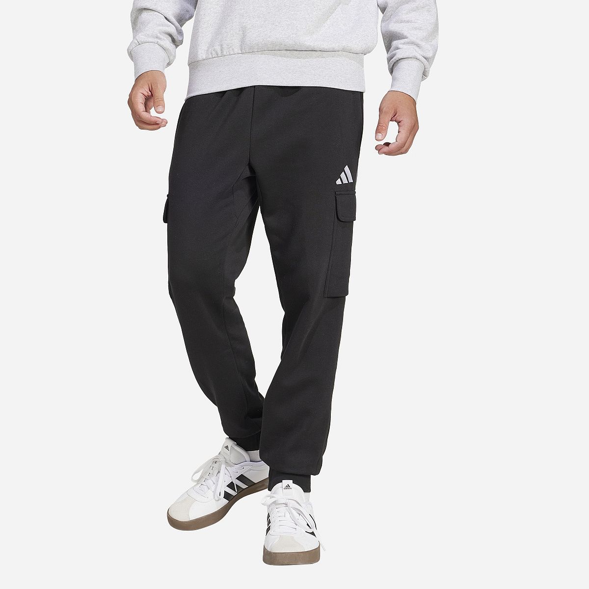 Adidas Essentials Feelcozy Fleece Cargo Joggingbroek Heren