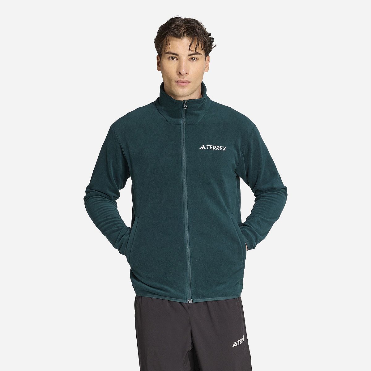 Adidas Essential Full-Zip Fleece Sweater Heren