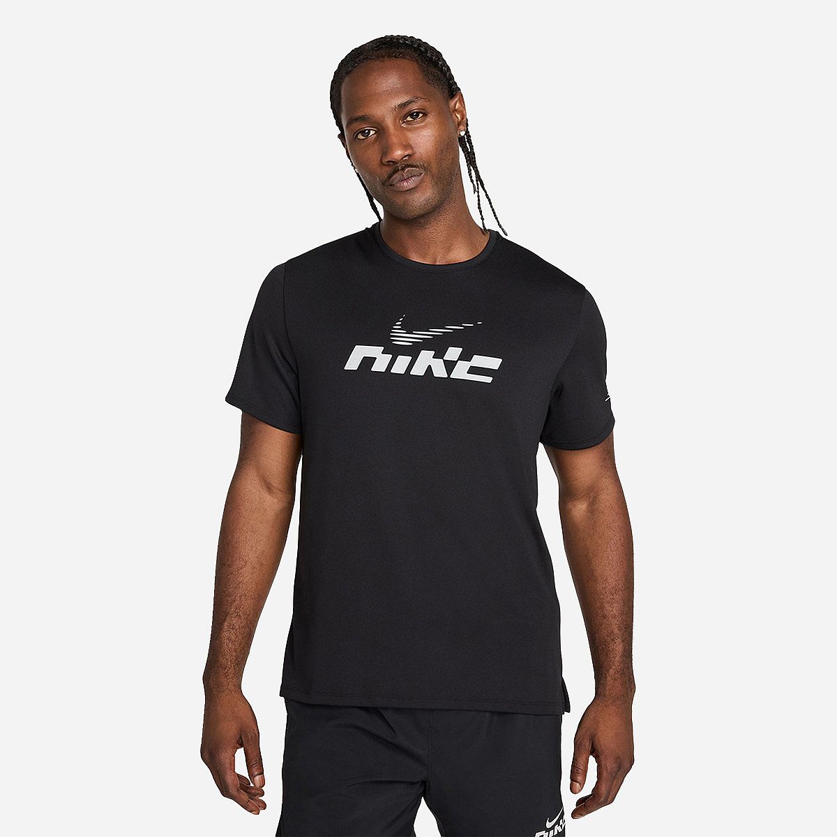 Nike Dri-Fit Uv Miler Flash Short-Sleeve T-Shirt Heren
