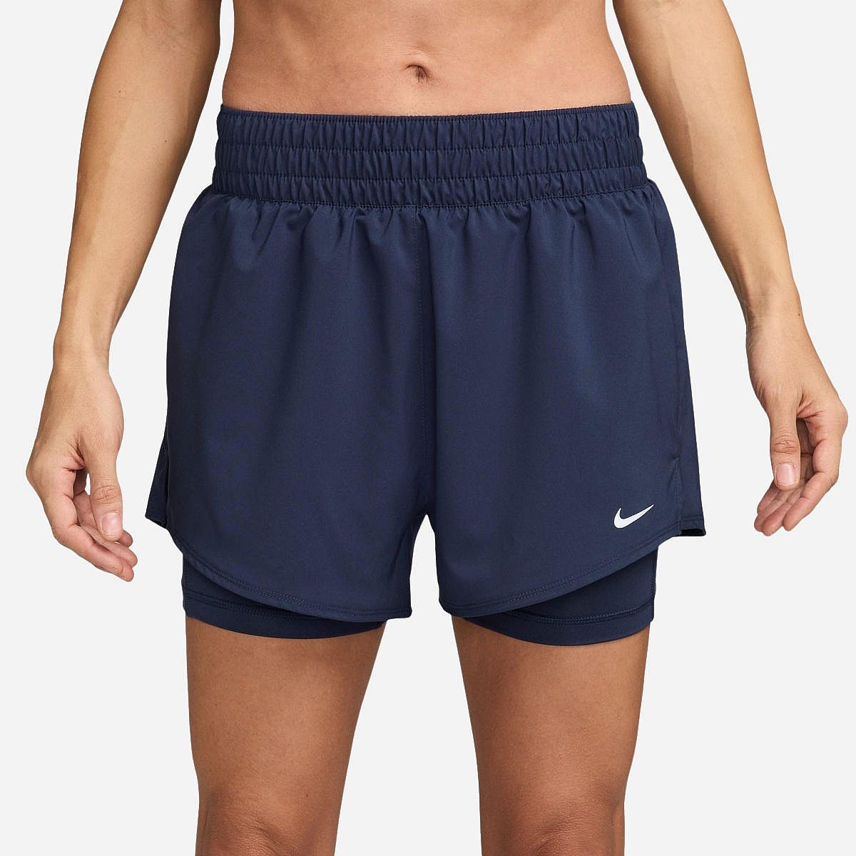 Nike One Dri-Fit High-Waist 2 in 1 Short Dames