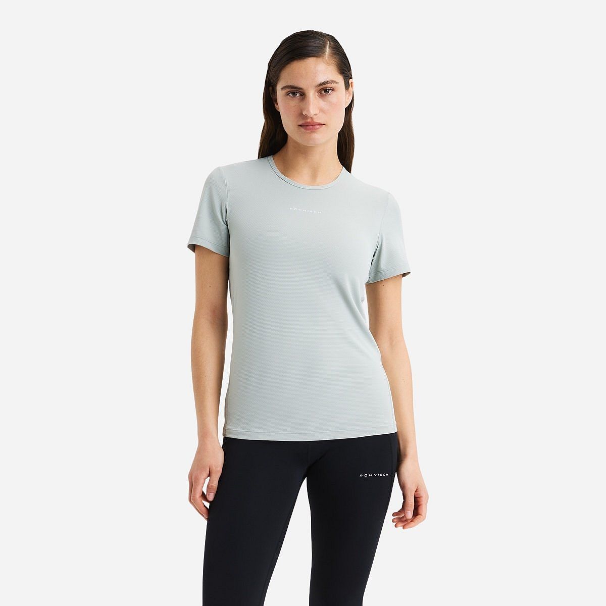 Röhnisch Jacquard T-Shirt Korte Mouw Dames