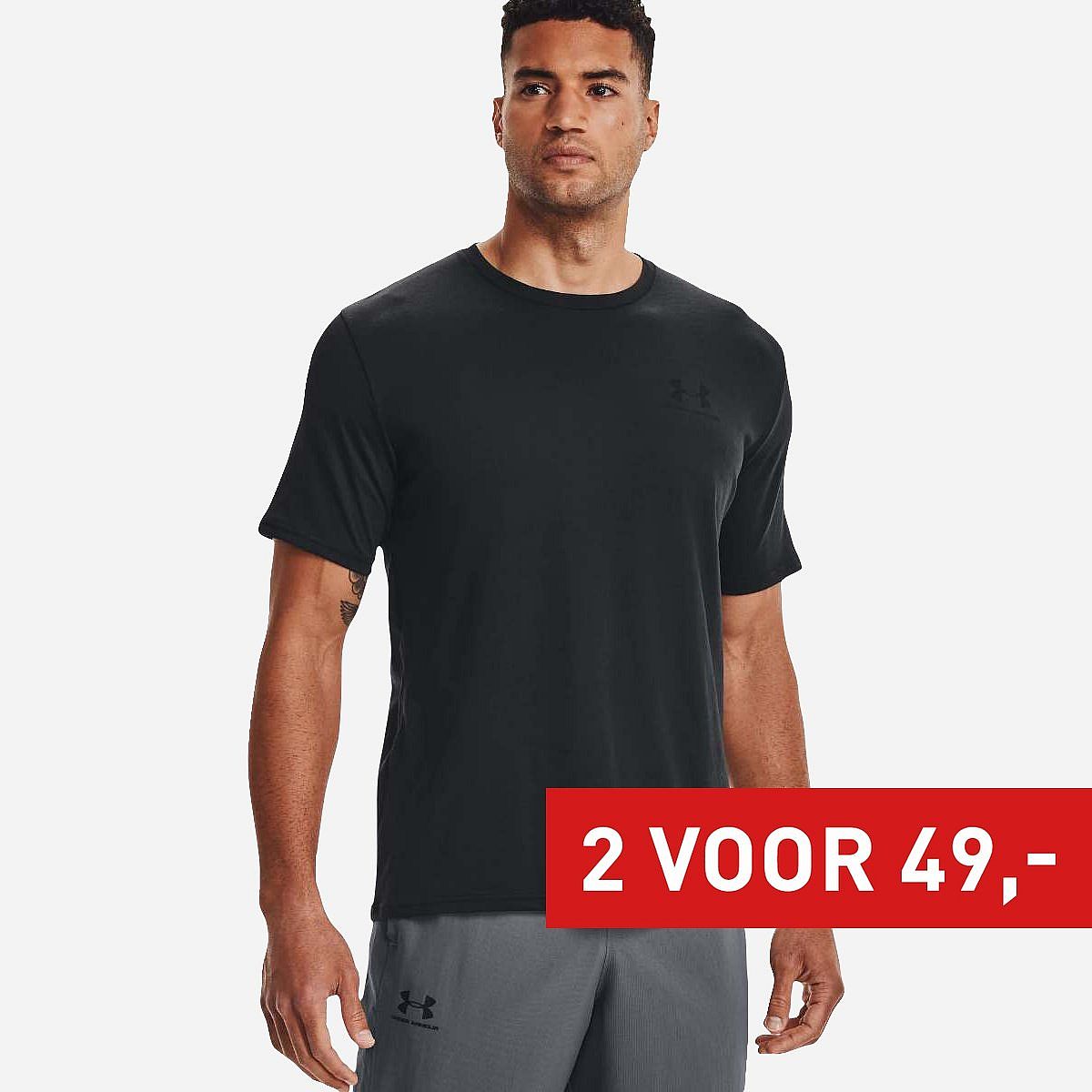 Under Armour UA Sportstyle Left Chest T-Shirt Heren Under Armour UA Sportstyle Left Chest T-Shirt Heren