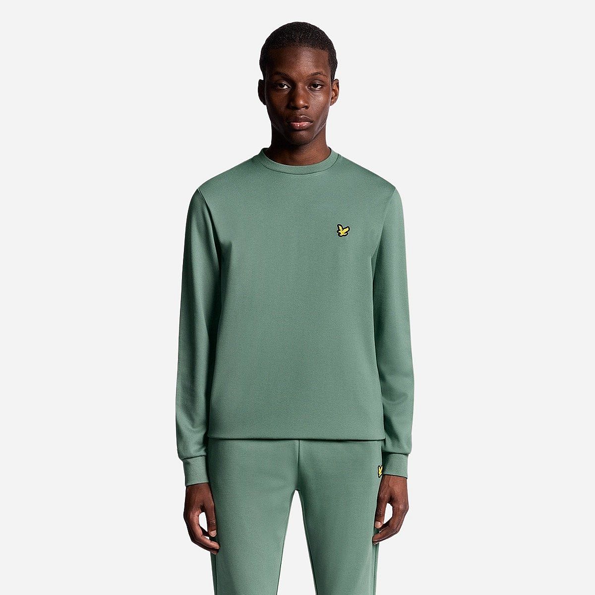 Lyle & Scott Crew Neck Fly Fleece Sweater Heren Lyle & Scott Crew Neck Fly Fleece Sweater Heren