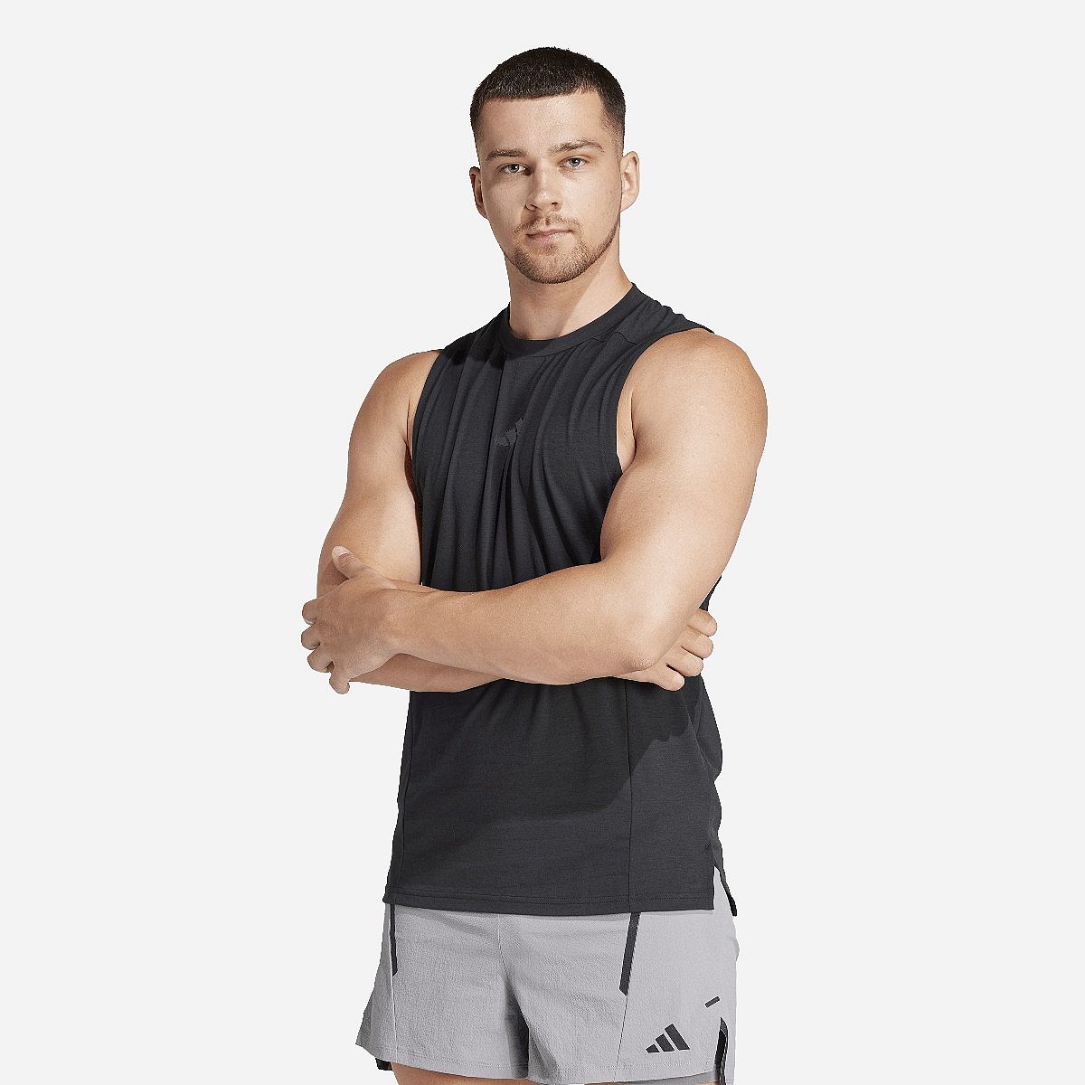 Adidas Designed For Training Workout Tanktop Heren