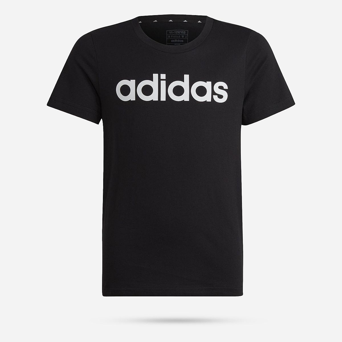 Adidas Essentials Linear Logo Katoenen Slim-Fit T-shirt Junior