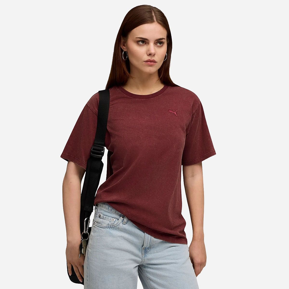 Puma Essential Elevated Relaxed T-Shirt Dames