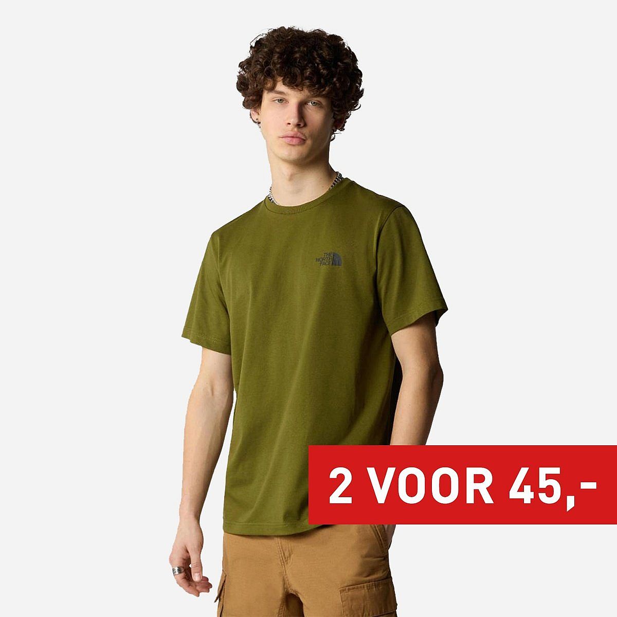 The North Face Simple Dome T-Shirt Heren The North Face Simple Dome T-Shirt Heren