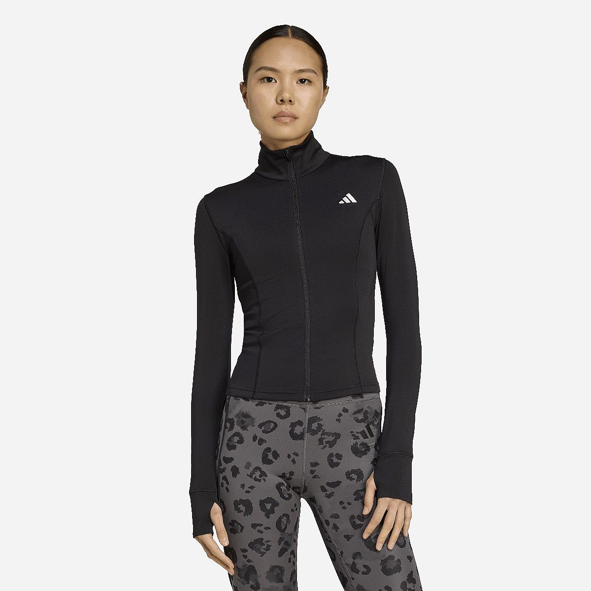 Adidas Optime Essentials Full-Zip Jas Dames