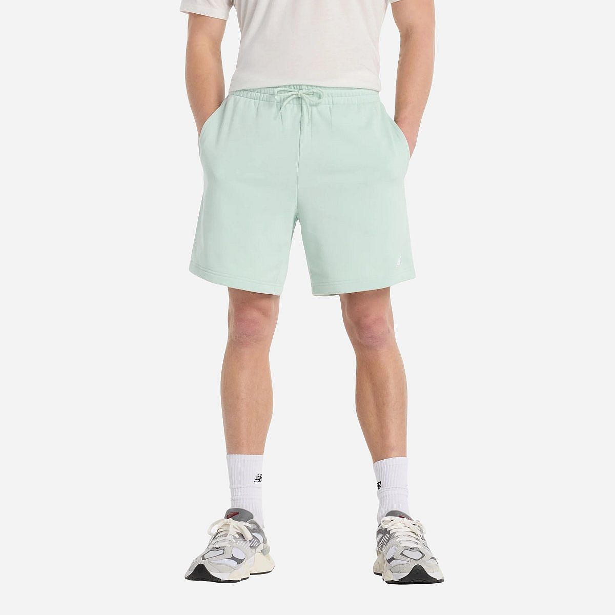 New Balance French Terry Shorts Heren