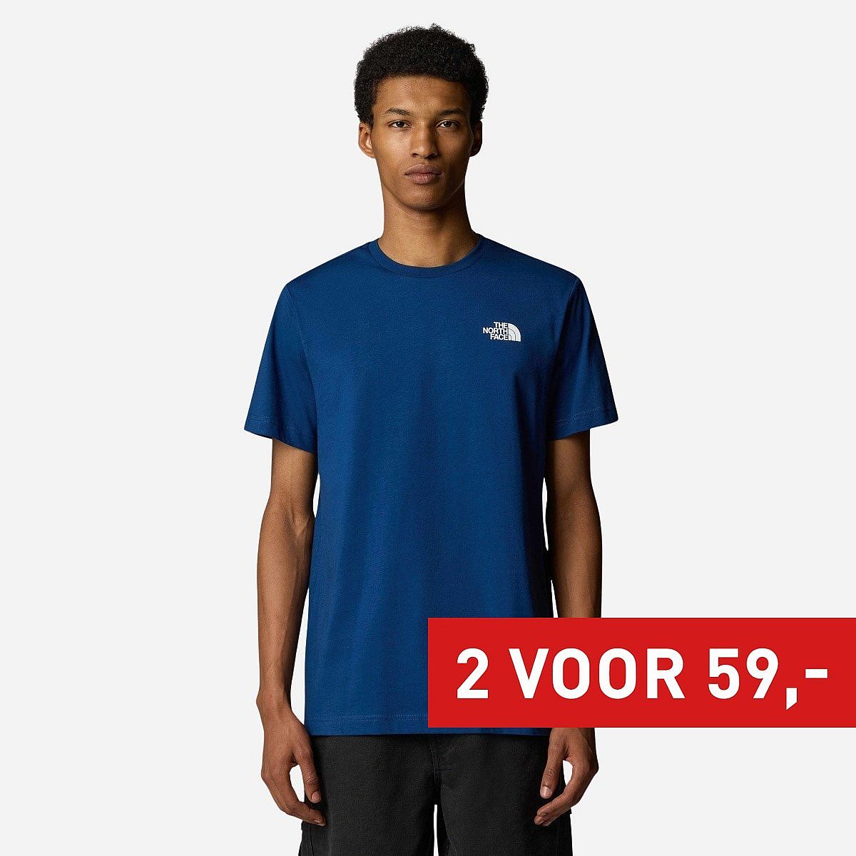 The North Face Short Sleeve Box T-Shirt Heren The North Face Short Sleeve Box T-Shirt Heren