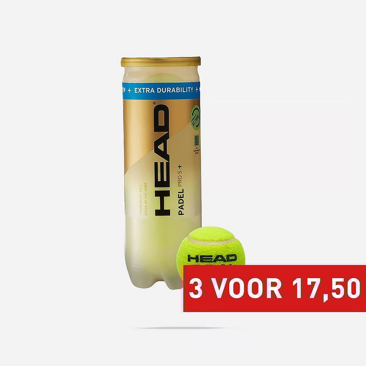 Head Padel Pro S+ Padelballen
