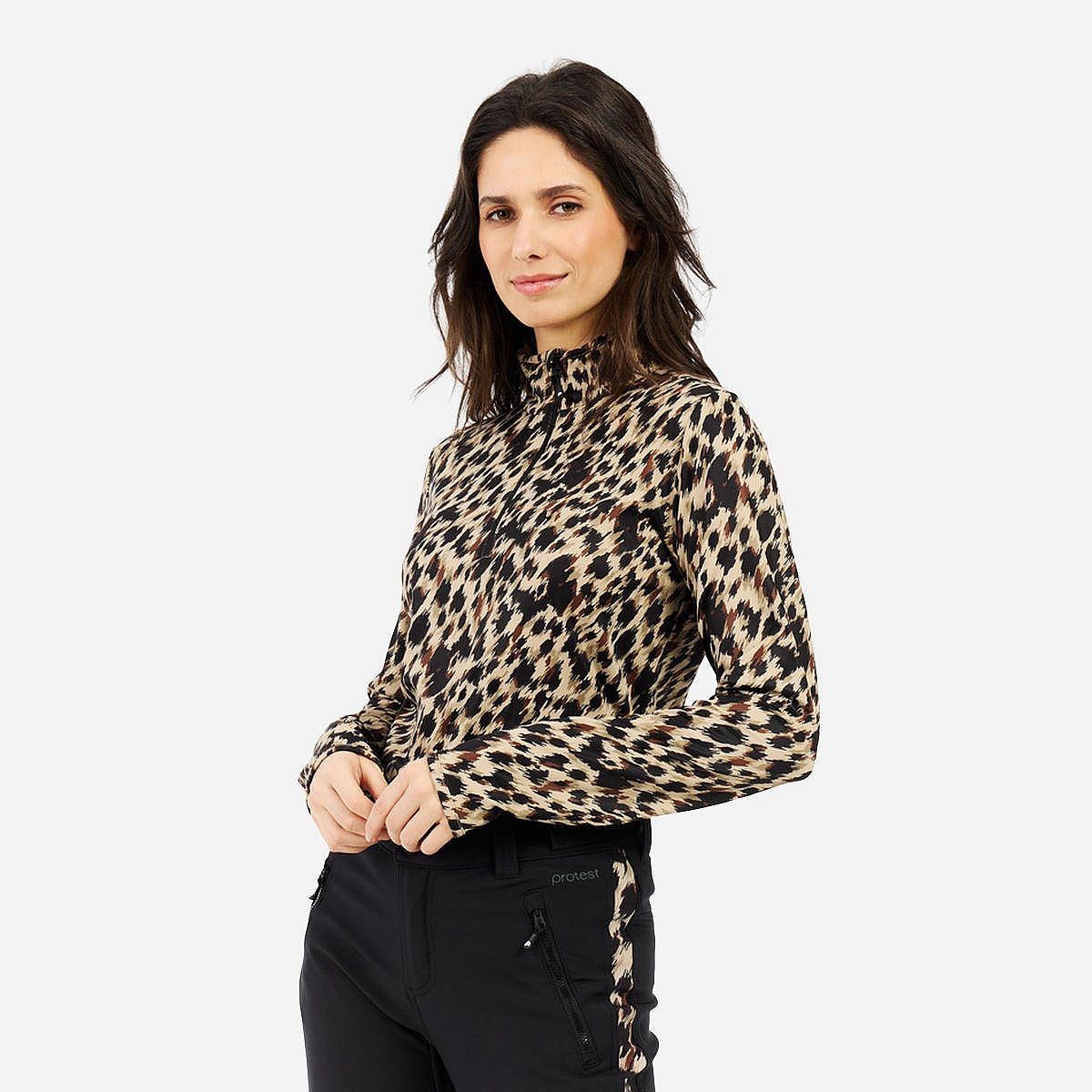 Protest Prtvessy 1/4 Zip Active Ski Pully Dames Protest Prtvessy 1/4 Zip Active Ski Pully Dames