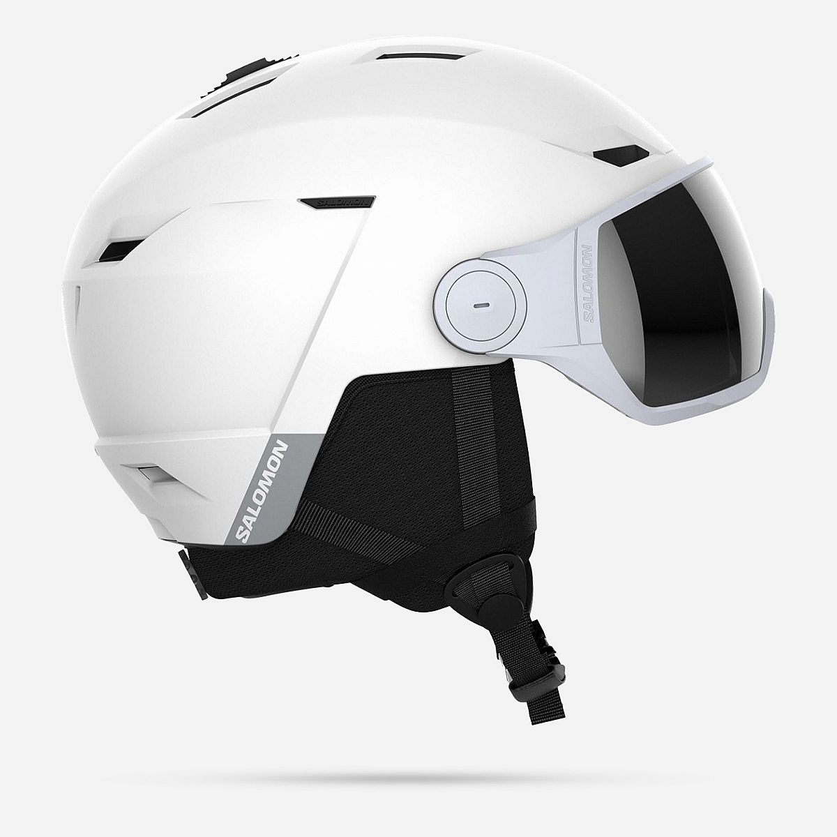 Salomon Icon LT Skihelm met Vizier Senior