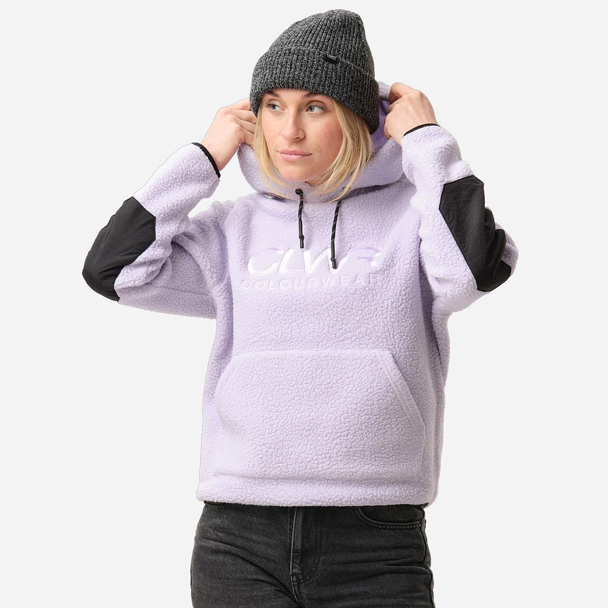 Colourwear Teddy Hoodie 2.0 Trui Dames