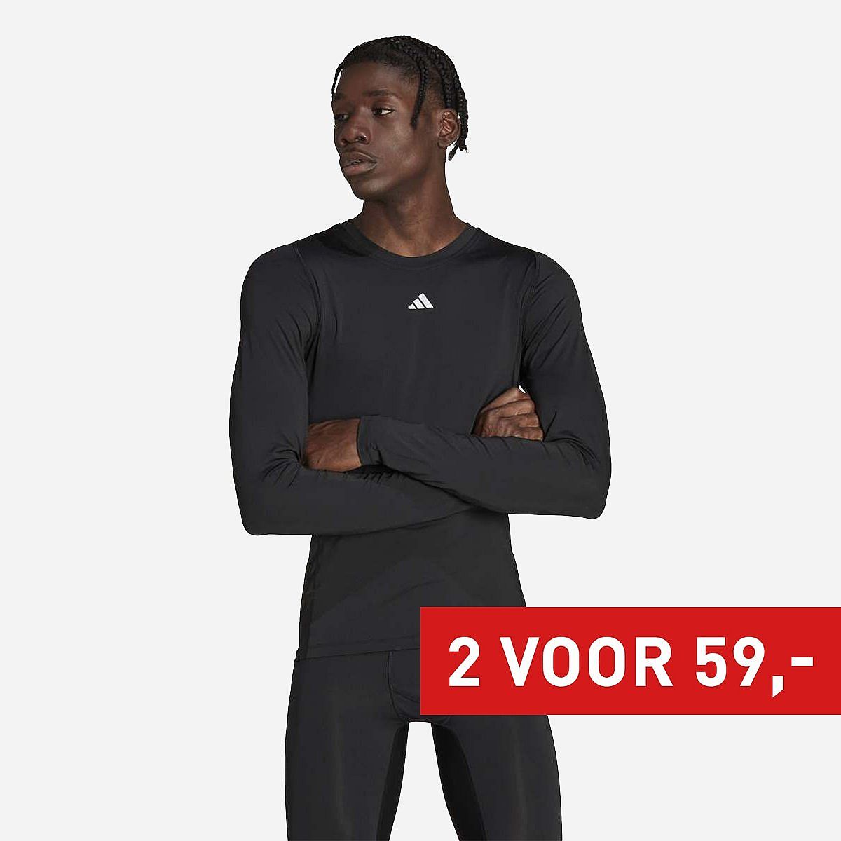 Adidas Techfit AEROREADY Longsleeve Heren Adidas Techfit AEROREADY Longsleeve Heren