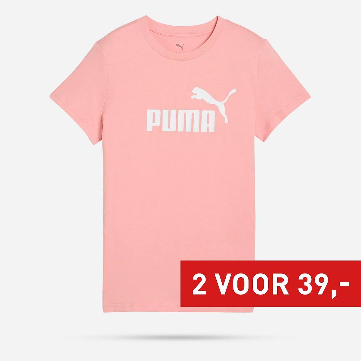 Puma Essentials Logo T-Shirt Dames Puma Essentials Logo T-Shirt Dames