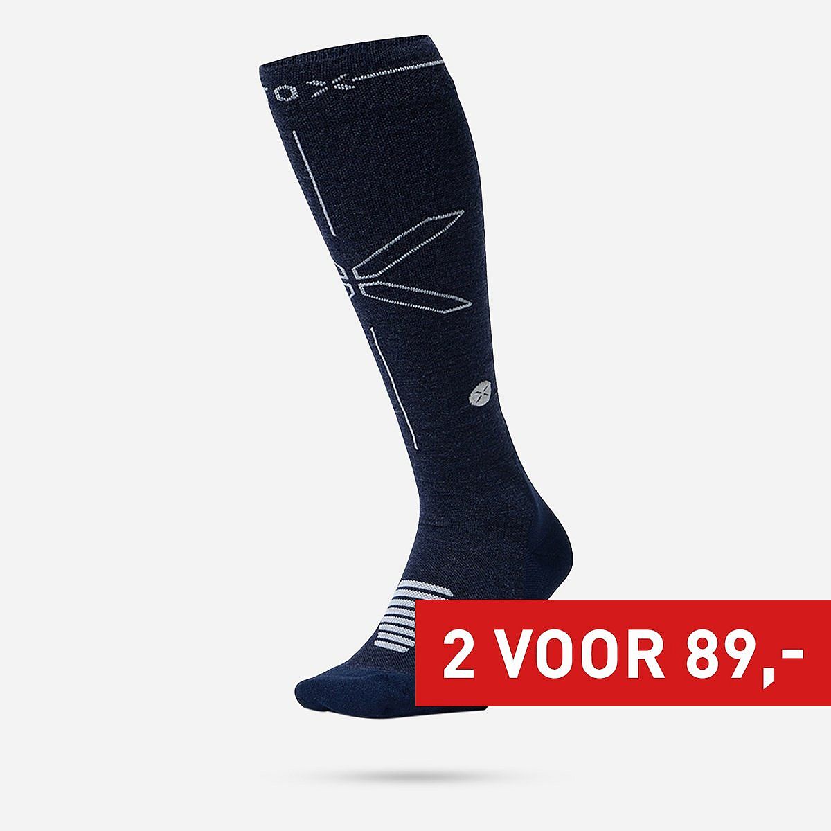 STOX Merino Wollen Compressie Wandelkousen Dames STOX Merino Wollen Compressie Wandelkousen Dames