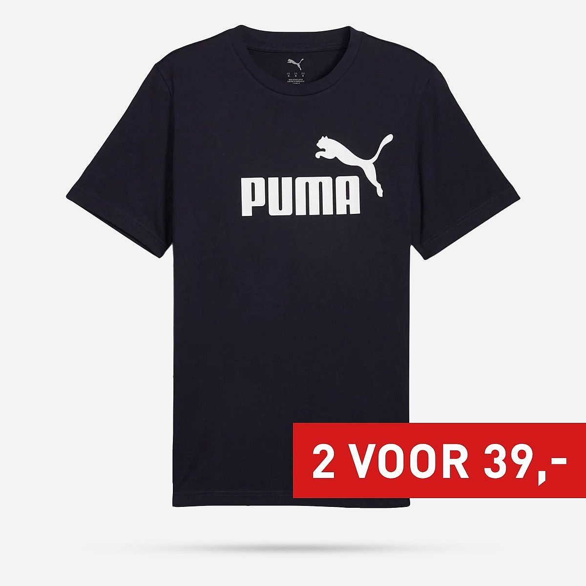 Puma Essentials Logo T-Shirt Heren Puma Essentials Logo T-Shirt Heren