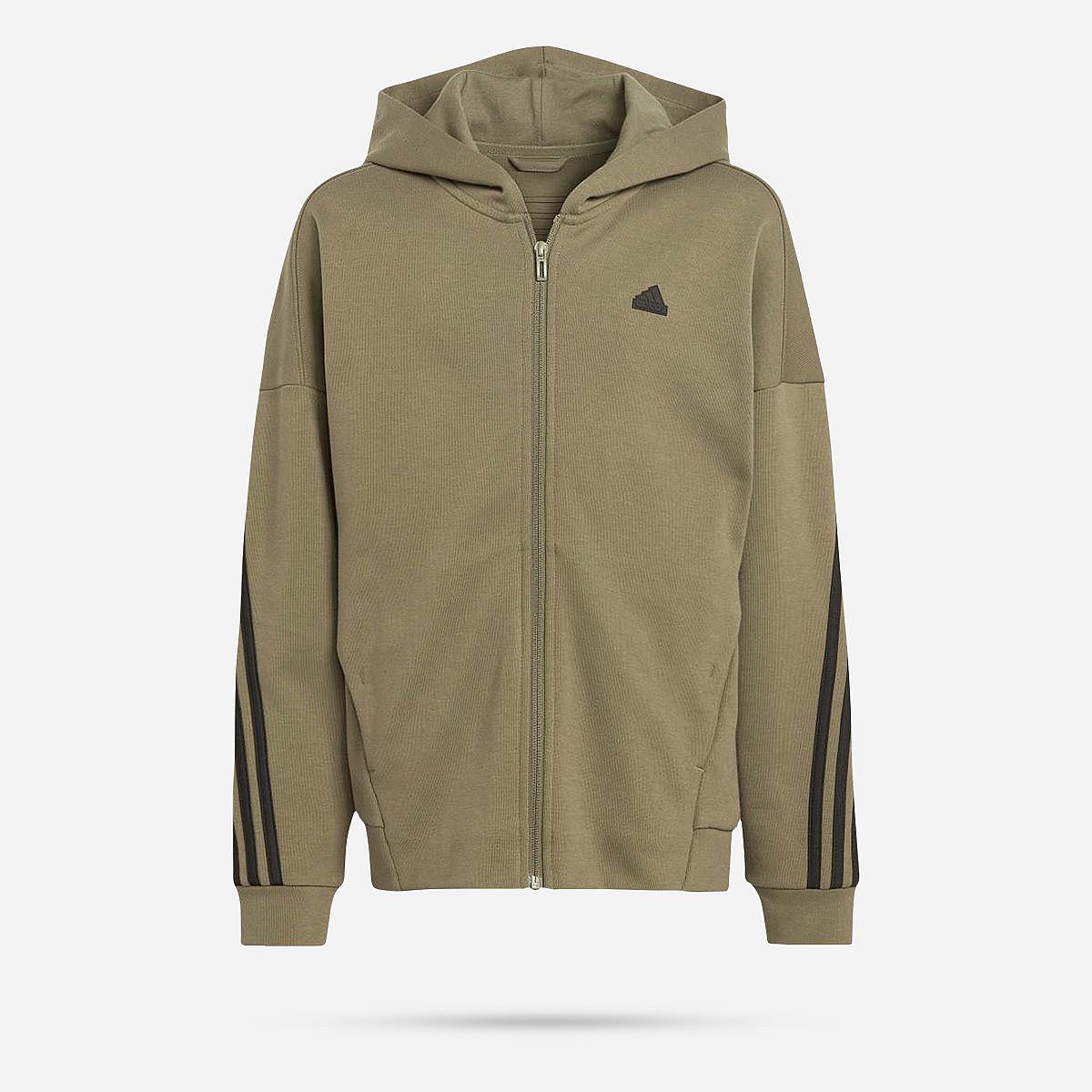Adidas Future Icons 3-Stripes Ritsjack met Capuchon Junior