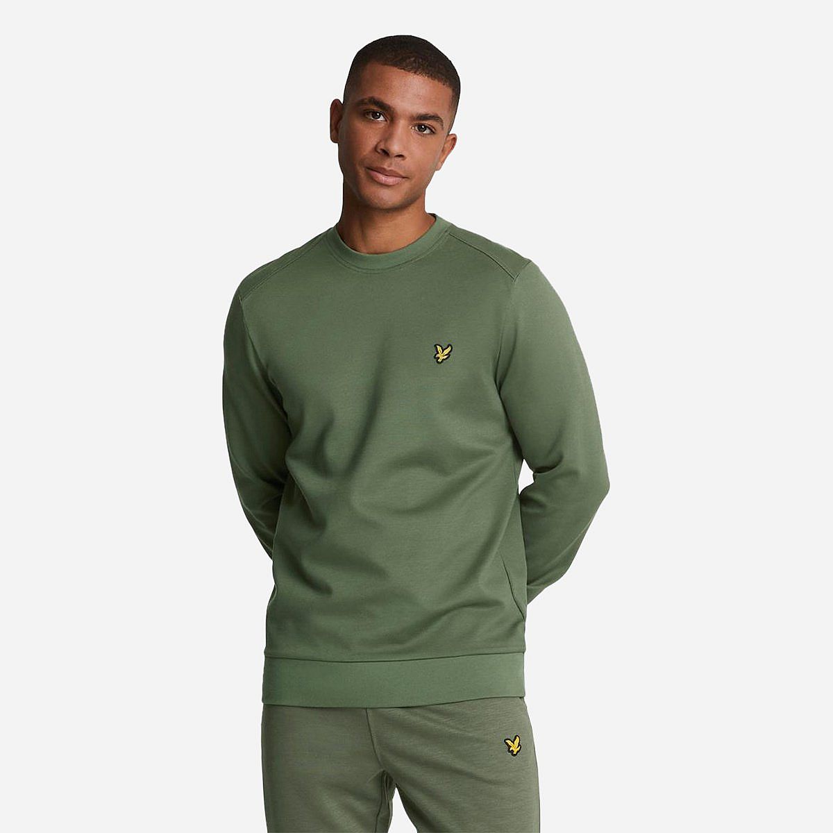 Lyle & Scott Crew Neck Fly Fleece Sweater Heren Lyle & Scott Crew Neck Fly Fleece Sweater Heren