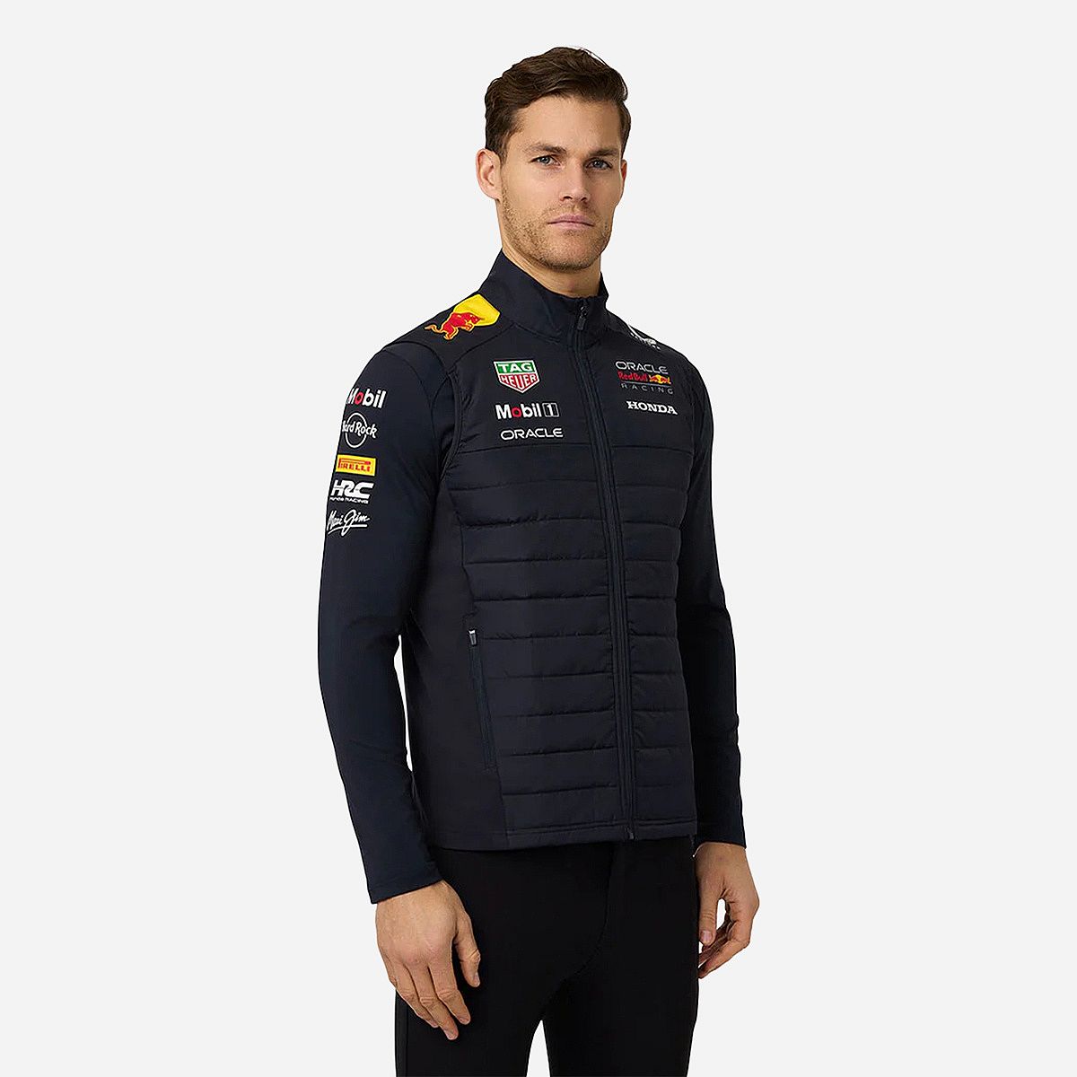 Castore Red Bull Racing 2025-2026 Hybrid Bodywarmer Heren Castore Red Bull Racing 2025-2026 Hybrid Bodywarmer Heren