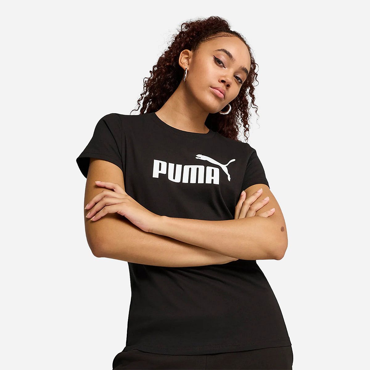 Puma Essentials Logo T-Shirt Dames