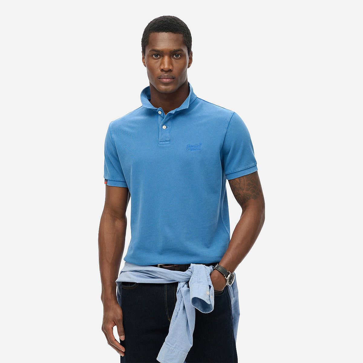 SuperDry Mode Vintage Destroy Polo Heren