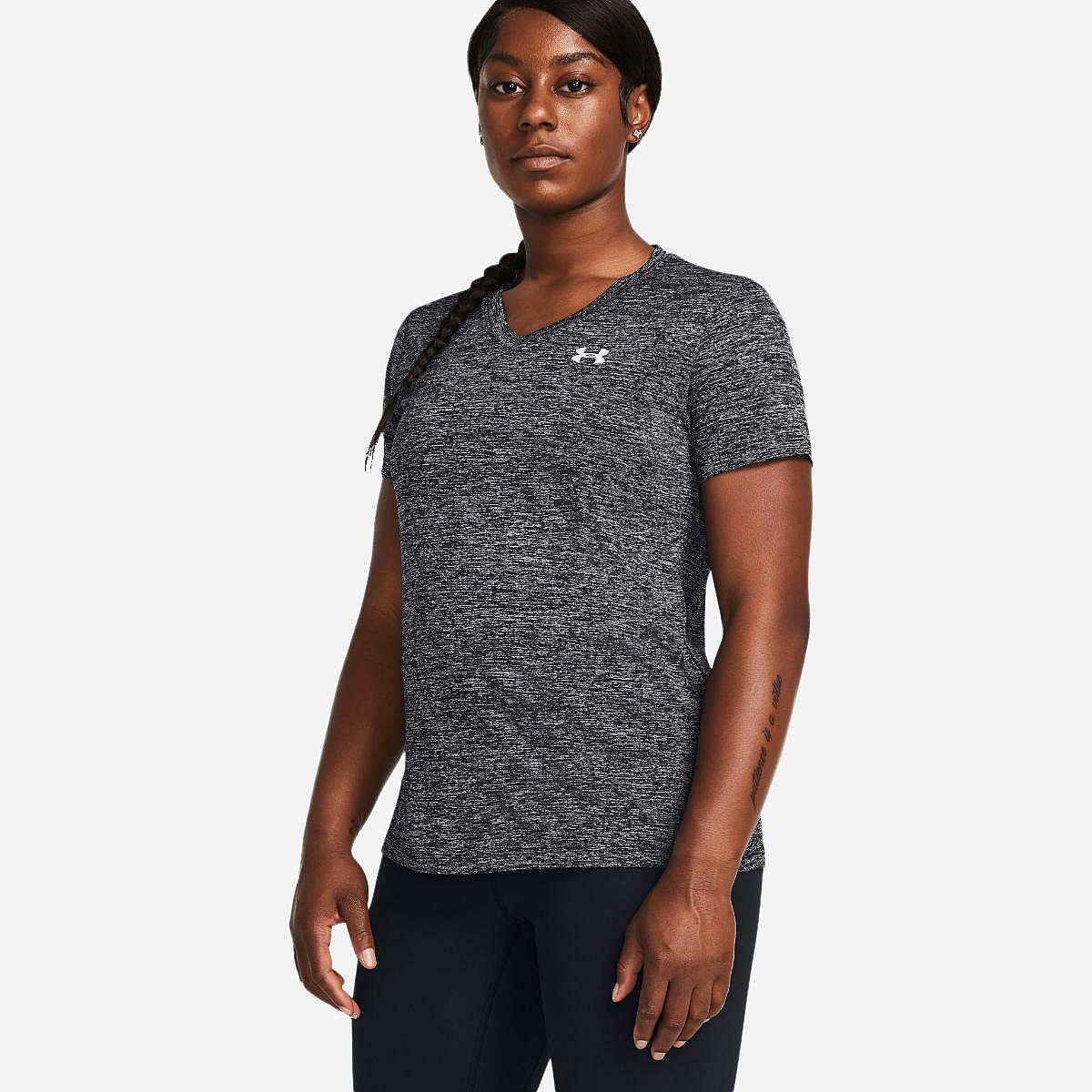 Under Armour Tech Twist V-hals T-shirt Dames
