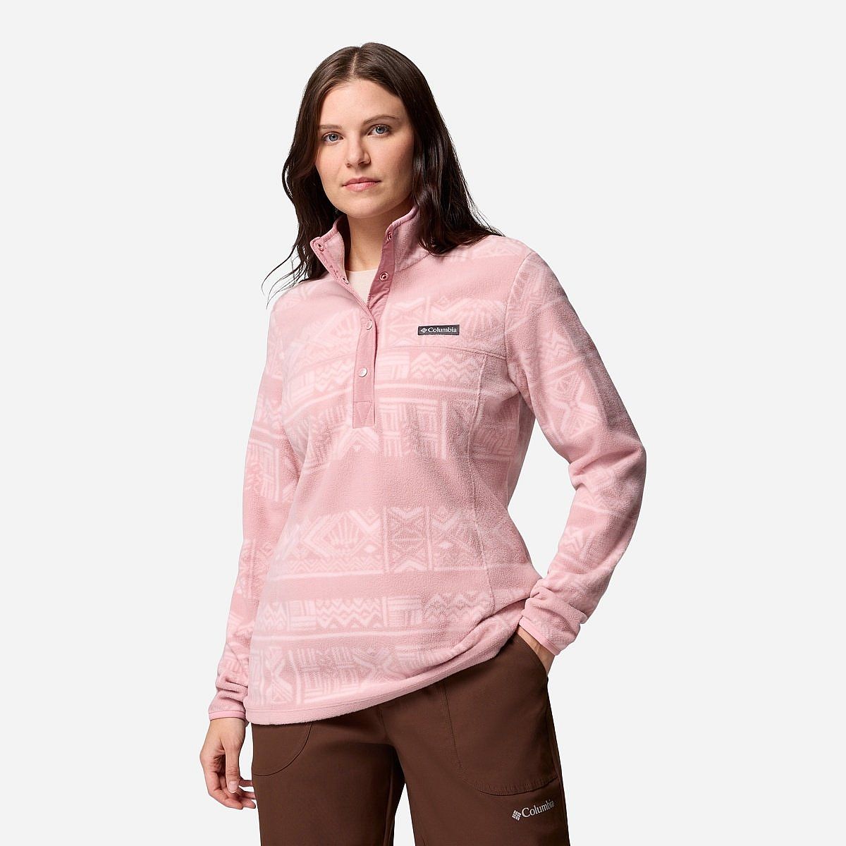 Columbia Benton Springs Printed 1/2 Snap Fleece Sweater Dames