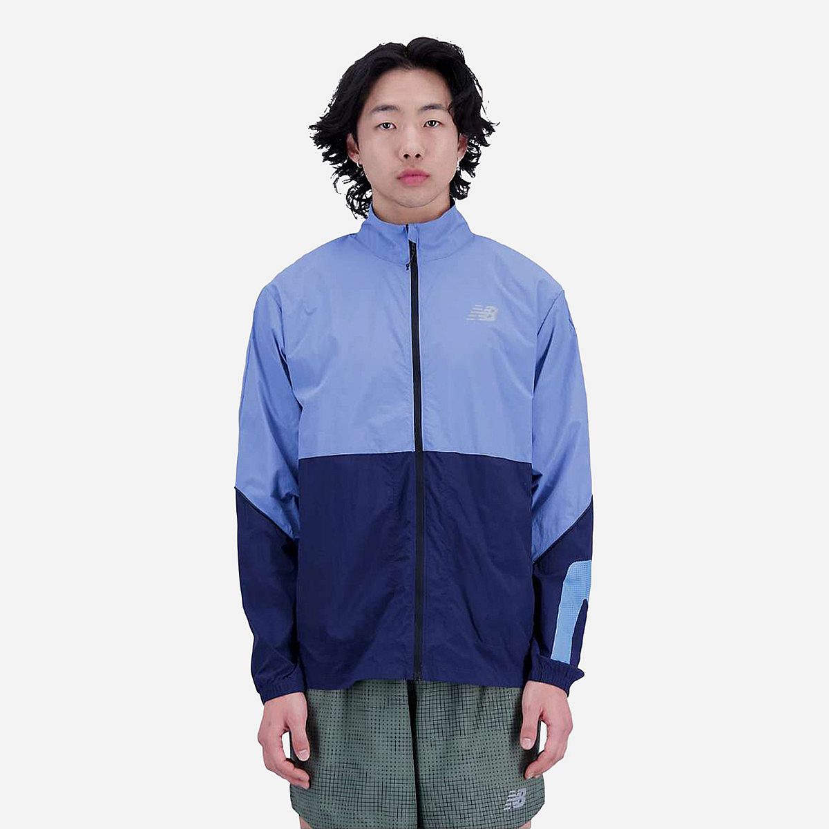 New Balance Graphic Impact Run Packable Jacket Senior