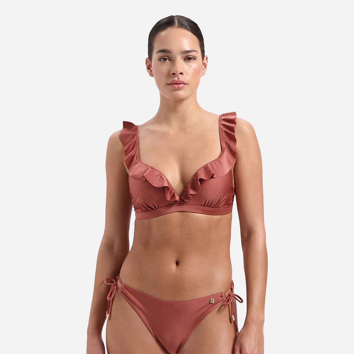 Beachlife 106D - Chocolate Shine Padded Wired Top