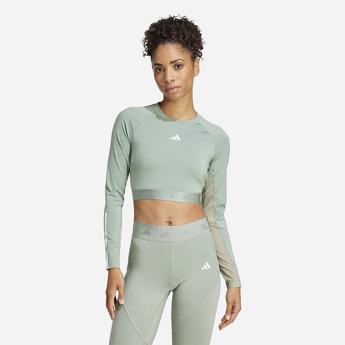 Adidas Hyperglam Training Long T-Shirt Dames Adidas Hyperglam Training Long T-Shirt Dames