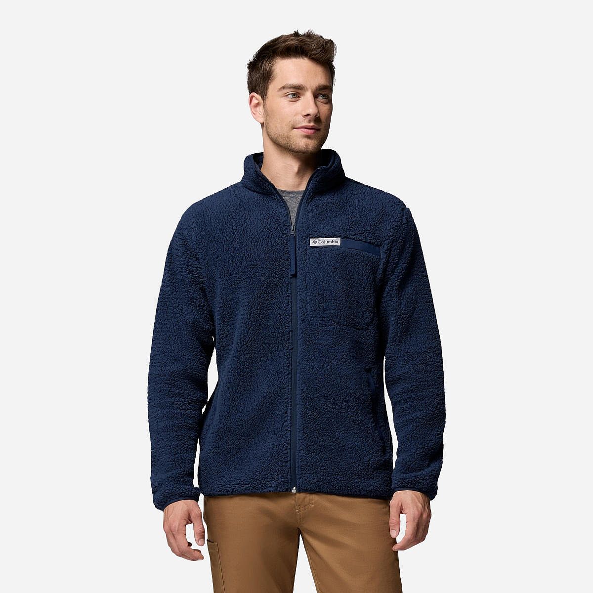 Columbia Rugged Ridge High Pile Full Zip Fleece Sweater Heren