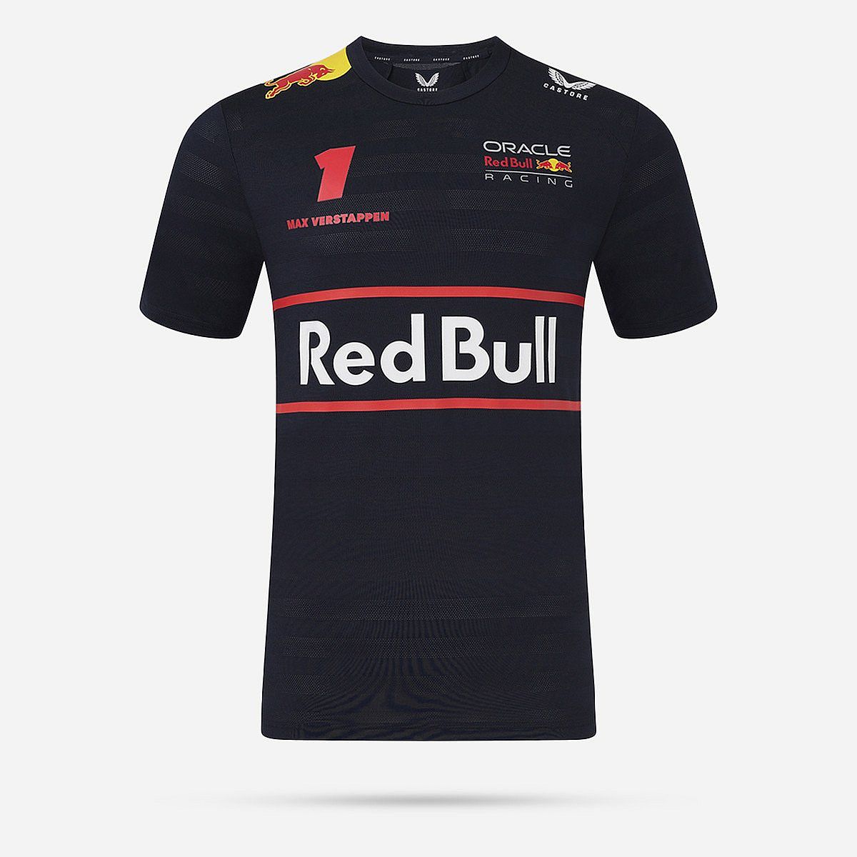 Castore Red Bull Racing 2025-2026 T-Shirt 'Max Verstappen' Heren Castore Red Bull Racing 2025-2026 T-Shirt 'Max Verstappen' Heren